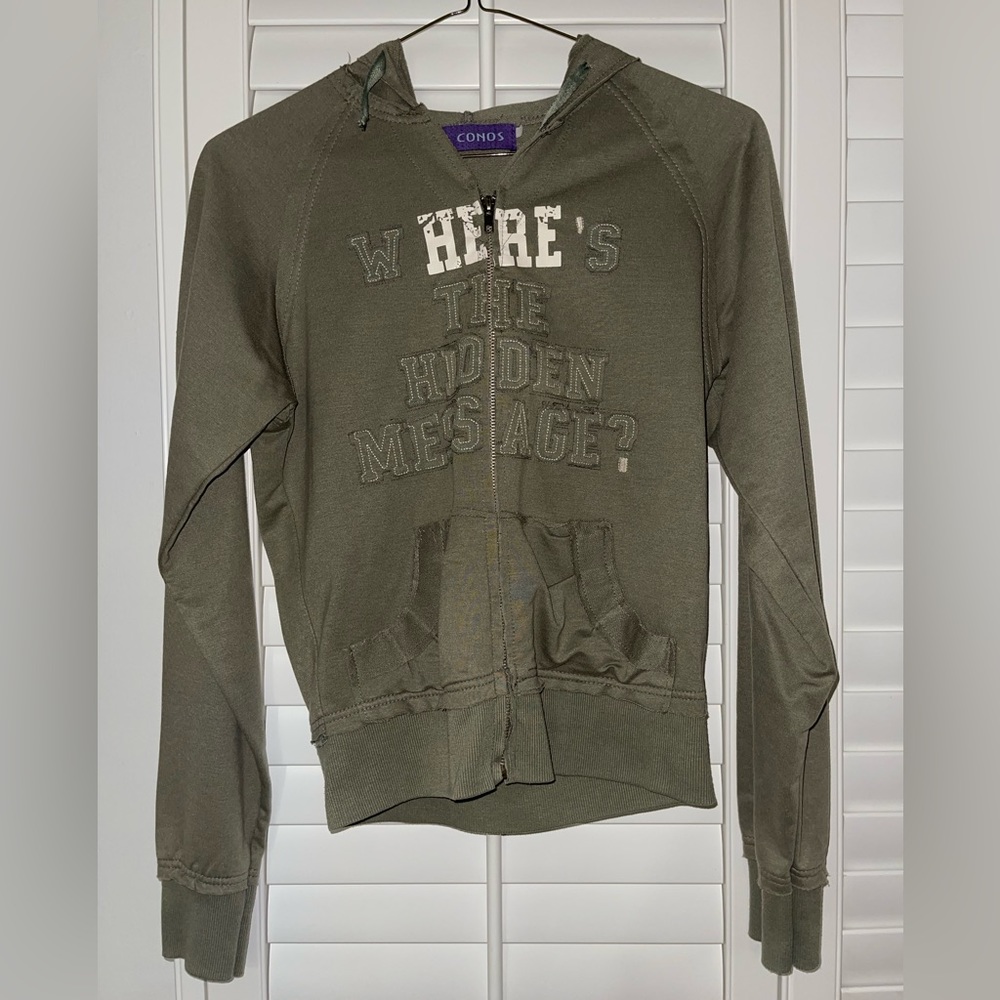 Vintage zip up sweatshirt